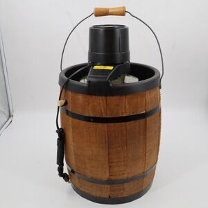 Sears Electric Ice Cream Maker Vintage 1973 Wood Barrel Bucket New Open Box